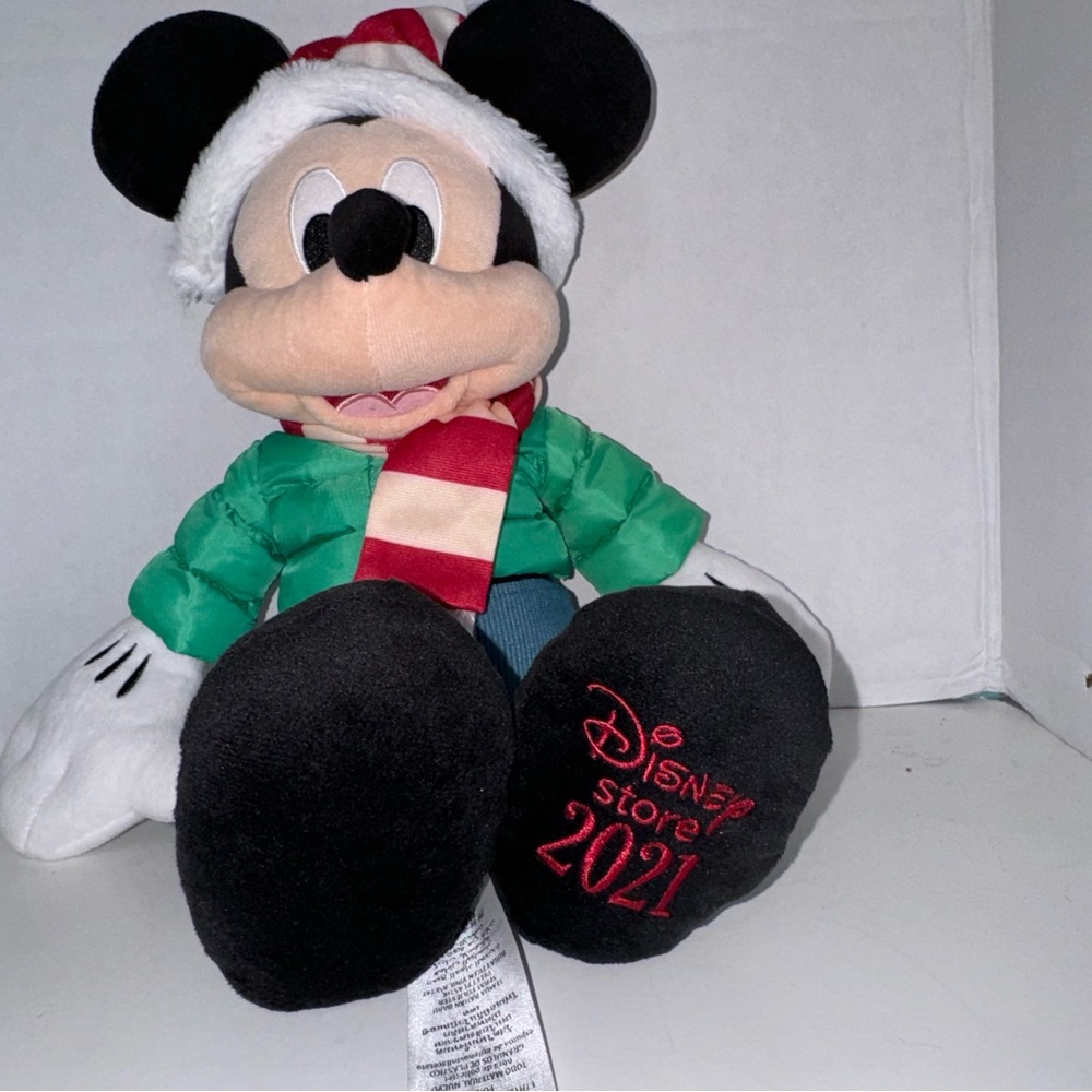 Disney Store 2021 Mickey Mouse Festive Plush